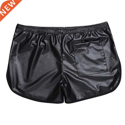 Faux Leather Boxer Summer WetLook Fitness Sports Casual Sho