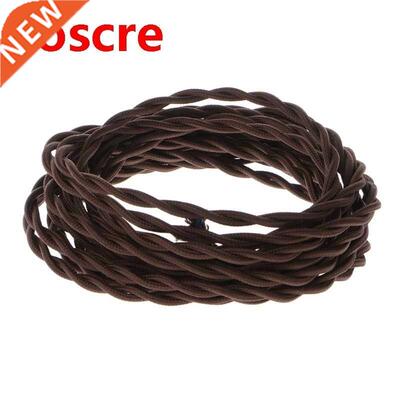 5M 2 Cord 0.75cm Colorful Vintage Retro Twist Braided Fabric
