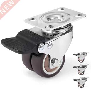 2 Inch Brake Swivel Caster Wheels For Trolley Pallet Univers