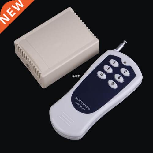DC12V 6 CH Buttons 15MHZ/4MHZ Wireless RF Remote Contr