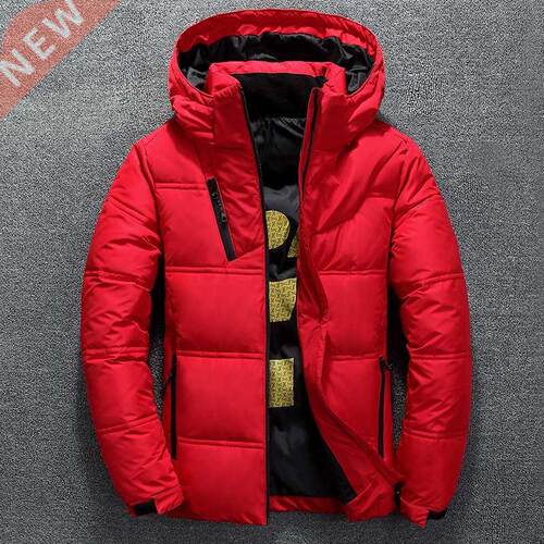 Winter Warm Men Jacket Coat Casual Autumn Stand Collar Puffe