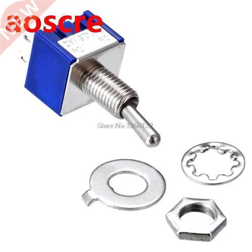 MTS-203 Switch 6A 125V AC 6-Pin ON-ON 6mm Mini Toggle Switch