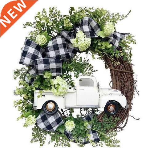 Party Round Crafts Artificial Wreath Balcony For Front Door