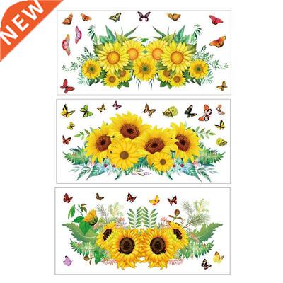 30X60CM Flower Sunflower Personality Wall Sticker