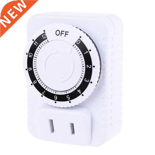 AC 110V/220V 12 Hour Mechanical US Plug Switch Timer Socket
