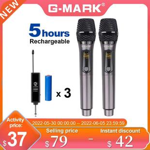 MARK X220U UHF Wireless Karaoke Recording Handh Microphone