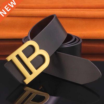High Quality designer belts letter Slide buckle Girdle 3.7cm