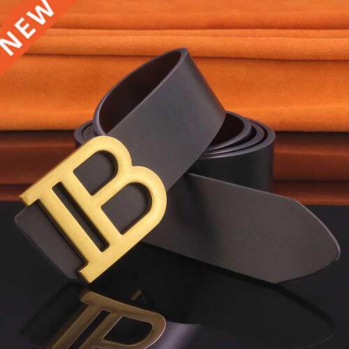 High Quality designer belts letter Slide buckle Girdle 3.7cm