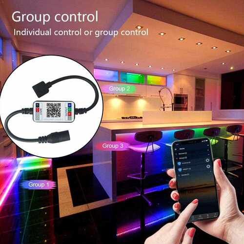 Smart RGB Bluetooth USB LED Remote Controller For 528