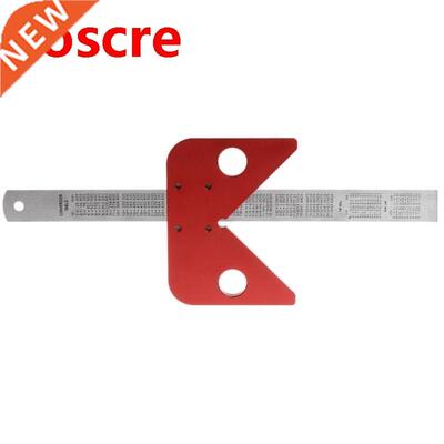45 Degree Scriber Round Center Line Drawing Ruler Gauge Carp