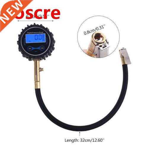 Digital Tire Pressure Gauge with Quick Clip Air Chuck Deflat