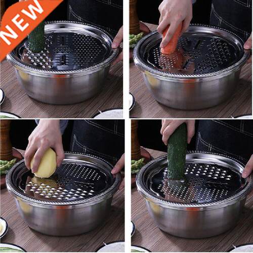Vegetable Bowl Grater Basket Ktchen Slcer Frut Washng