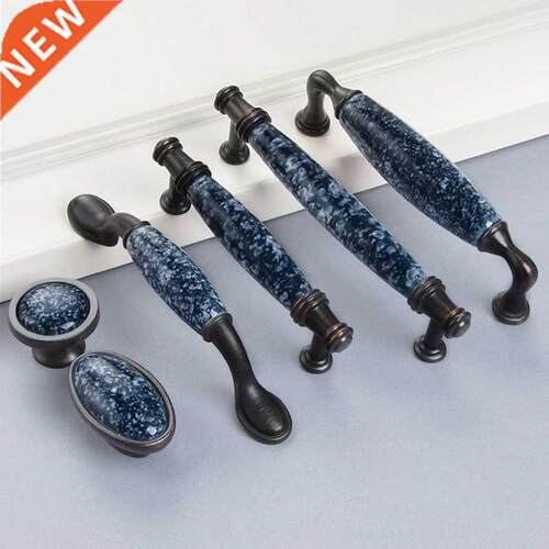 Ceramic Cabinet Handles Vintage Drawer Knobs Wardrobe Door H