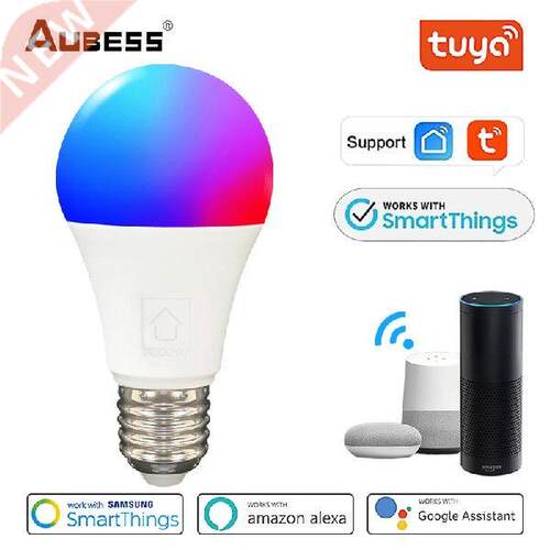 WiFi Smart Light Bulb E27 LED RGB Lamp Function Color Bulb