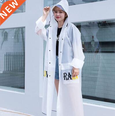 Transparent rancoat coat rancoat female junor hgh scho