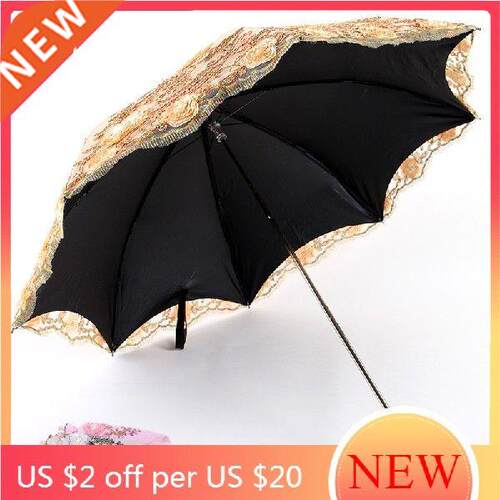 Sun Rain Women Umbrella Decoration Luxury Vogue Lace