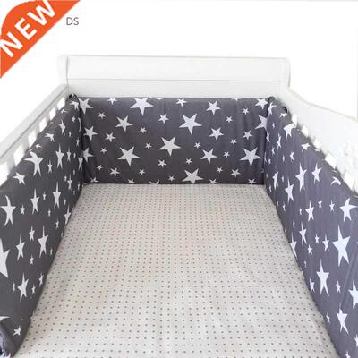 Collapsible 180*30cm Star Design Baby Bed Bumper Cotton Bab