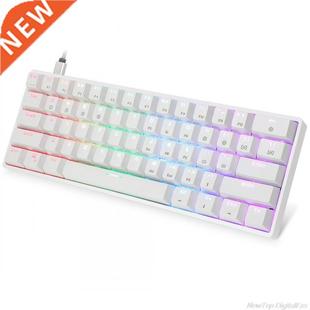 Keyboard SK61 Key Backlit Wired GK61 USB Mechanical LED