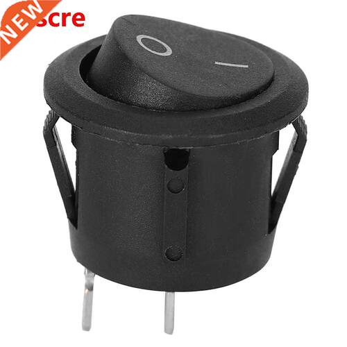 10pcs Rocker Switch KCD1 ON-OFF 2Pin Round Boat Power Switch