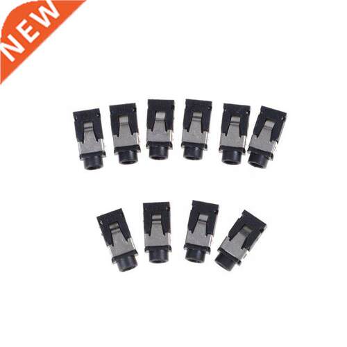 New 10pcs/lot PJ321 3.5mm Female Audio Connector 4 Pin SMT H