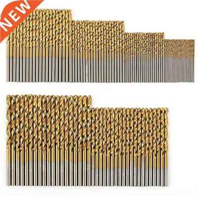 120 Pcs Titanium Drill Bit Set HSS Drill Bits for Metal,