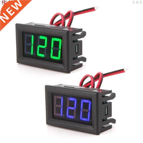 AC 70-500V Digital Voltmeter LED Display Panel 2 Wire Volt V