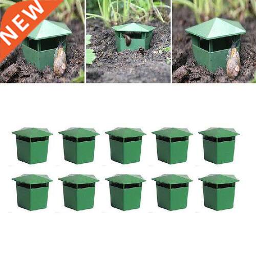 10Pcs Reusable Bait Snail Traps Garden Pest Catch Trap Safe