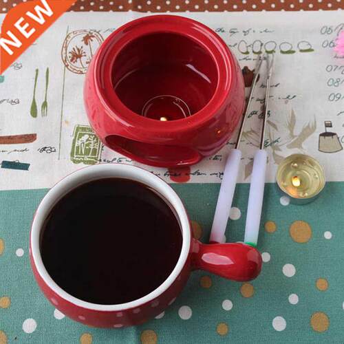 BETOHE colorful Ceramic fondue set cheese warmer chocolate p