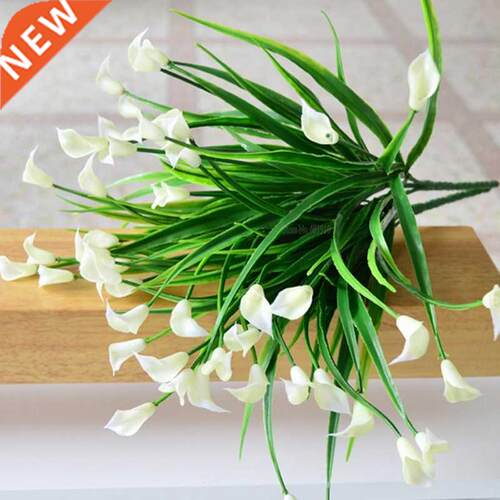 New beautiful 25 heads/bouquet mini artificial calla with le