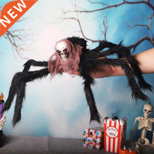 75cm black spider halloween decoration haunted house prop