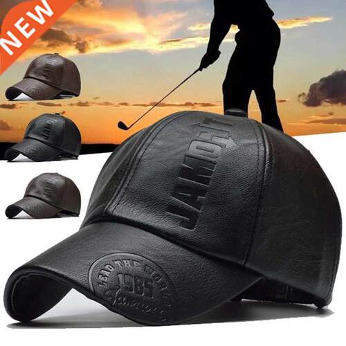 2022 Leather Baseball Cap Men's Fashion Sports Caps Army Mil