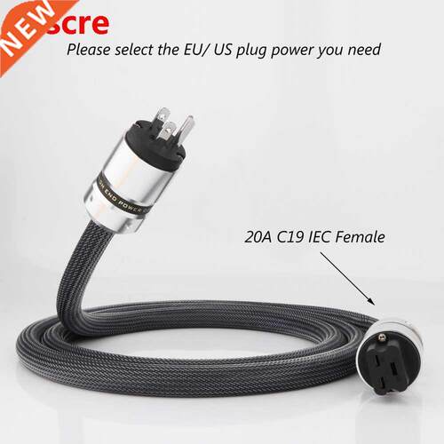 Preffir HI-End HIFI C19 Power Cble Silver Plted Power Cor