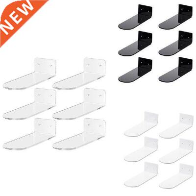 6 Pack Floating Shoe Shelves,Acrylic Wall Mounted Shoe