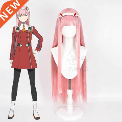 Anime DARLING in the FRANXX 02 ZERO TWO Long Wig Cosplay Wig