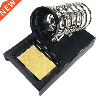 Removable Soldering Iron Support With Sponge Spring Base Bla