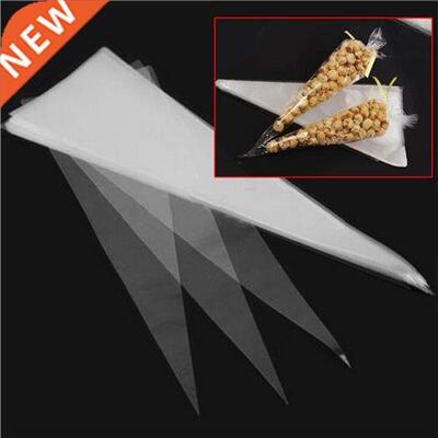 New 50pcs 18*7cm Cone Clear Sweet Chocolate Candy Cupcake