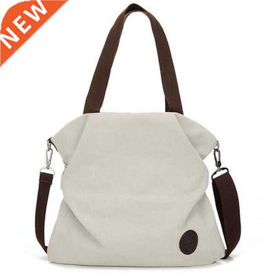 Women Corduroy Canvas Tote Ladies Casual Shoulder Bag