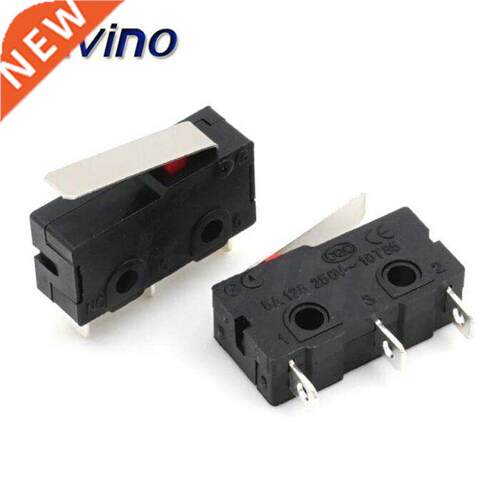 10PCS Tact Switch on off KW11-Z 5A 250V Microswitch PIN Bu