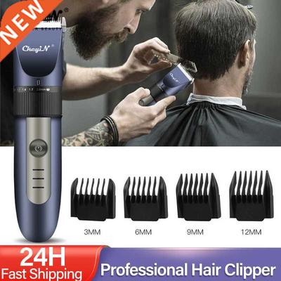 Professional Hair Clipper Rechargeable Beard Trimmer Men Ele
