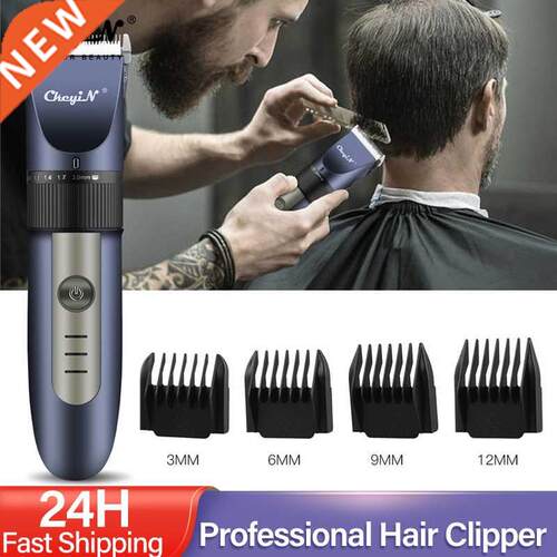 Professional Hair Clipper Rechargeable Beard Trimmer Men Ele