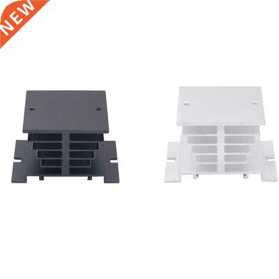 1pc Black Single Phase Sid State Relay SSR Aluminum Heat S