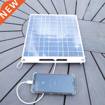 30W Solar Panel 12V Polyslcon Dual USB Power Portable Outd