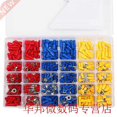 Assorted Crimp Terminals with Case Insulated Electrical Wiri