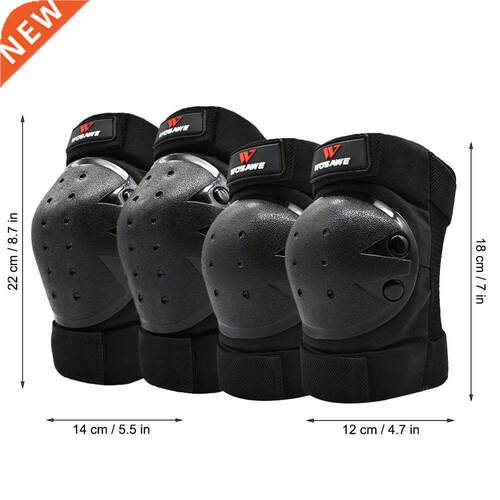 EVA Sports Elbow Knee Shin Armor Geer Guard Pads Protector f