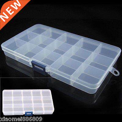 Plastic 15 Slots Utility Plastic Jewelry Adjustable Tool