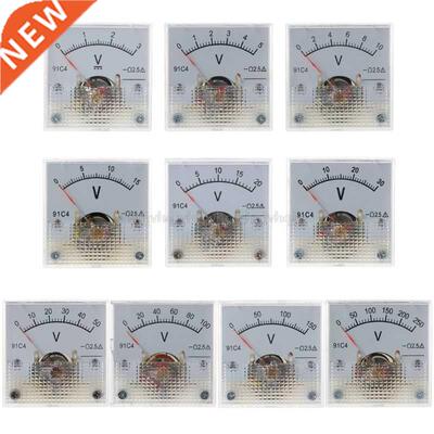 New 91C4 DC Voltmeter Analog Panel Voltage Meter Mechanical