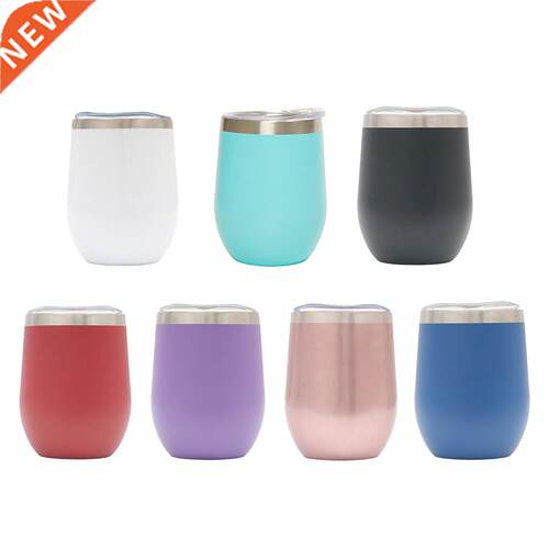 12oz Stainless Steel Tumbler Mug Wine Beer Juice Water Mug C