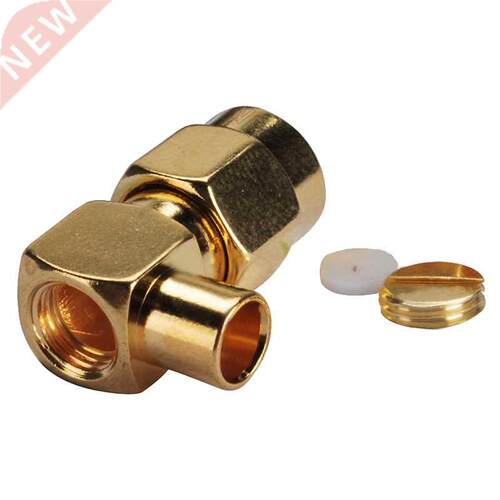 20x SMA male plug right angle 90 deg Semi Rigid cable RG402.