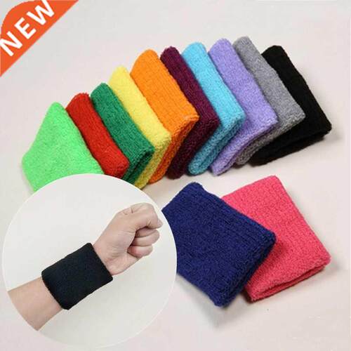 1PC Colorful Cotton Unisex Sport Sweatband Wristband Wrist P