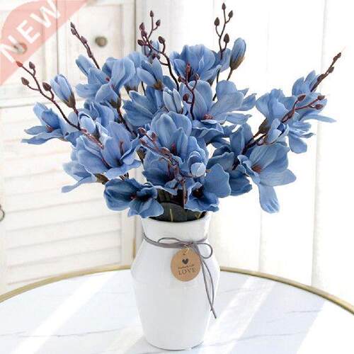 3D Silk Magnolia Branch Artificial Flowers High Quality